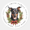 Suche nach dobermann pinscher aufkleber Weihnachten