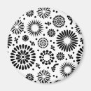 Recherche de blanche noire magnets Fleurs