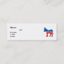 Recherche de democrat cartes visite Âne