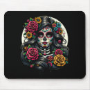 Recherche de motif mexicain tapis souris Crâne en céramique