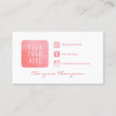 Recherche de couleur rose cartes visite Aquarelle