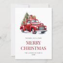 Recherche de christmas truck Vieux camion rouge