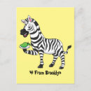 Suche nach cartoon zebra postkarten Safari