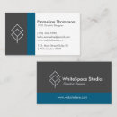 Recherche de turquoise foncée cartes visite Minimaliste