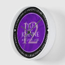 Recherche de soie horloges Violet
