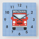 Recherche de camion rouge horloges Mignon