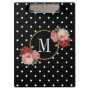 Suche nach vintage blume klemmbrett Monogramm