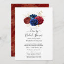 Recherche de rouge cramoisi invitations Floral