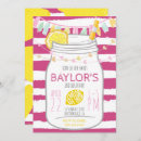 Suche nach rosa limonade party einladungen Girl