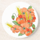 Recherche de coquelicot dessous de verres Élégant