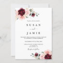 Recherche de bordeaux mariage invitations Rouge