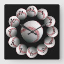Recherche de jeu de baseball horloges Joueurs