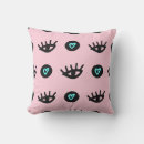 Recherche de yeux de coeur coussins Motif