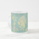 Recherche de motif floral turquoise tasses Jolie