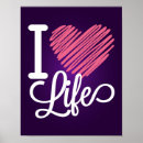 Recherche de love life posters Typographie
