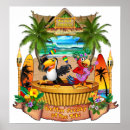 Recherche de dessin de guitare posters Plage