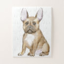 Recherche de bulldog puzzles Mignon