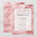 Recherche de fourrure invitations Rose