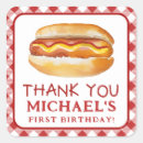 Recherche de hot dogs autocollants Rouge