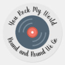 Recherche de disque vinyle autocollants Ancienne école