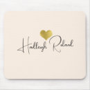 Recherche de cœur tapis souris Calligraphie