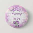 Recherche de éléphants badges Baby shower éléphant