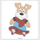 Recherche de patineur mignon autocollants Dog
