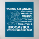 Suche nach frauen sind engel poster Vintage