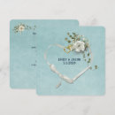 Recherche de ruban de coeur invitations Vert