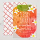 Recherche de strawberry baby shower invitations Mignon