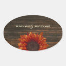 Recherche de de tournesol mariage autocollants Orange