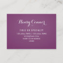 Recherche de magenta foncé cartes visite Pour tous