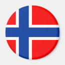 Recherche de drapeau norvège magnets Pays