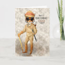 Recherche de tiger anniversaire cartes Safari