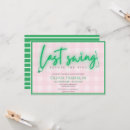 Recherche de country club invitations Rose et vert