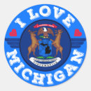 Suche nach made in michigan aufkleber I liebe michigan