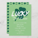 Recherche de lucky in love bridal shower invitations Irlandais