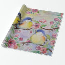 Recherche de moineau papier cadeau Aquarelle