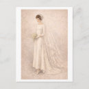 Recherche de robe mariée cartes postales Vintage