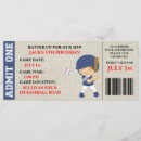 Suche nach baseball ticket einladungen Party