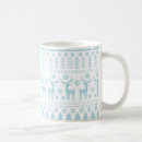 Recherche de renne bleu tasses Hiver