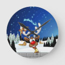 Recherche de rennes horloges Rennes de noël