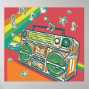Suche nach boom box poster Retro