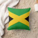 Recherche de drapeau de la jamaïque coussins Vert