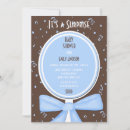 Recherche de surprise baby shower invitations Bleu