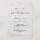 Recherche de marbre faux invitations Rose doré