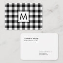 Recherche de plaid noir et blanc cartes visite Motif