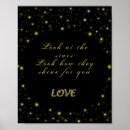 Suche nach schwarzer stern poster Gold