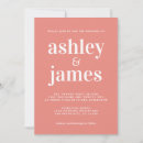 Recherche de de de corail mariage invitations Noir et blanc