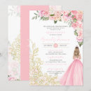Recherche de girly floral invitations Rose et or